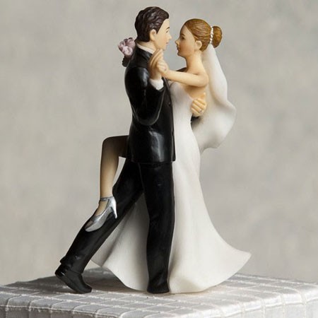 Tango Couple Wedding Cake Topper 