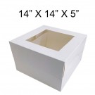 20 units of Cake Boxes 14" x 14" x 5" Inch Window Giant Cake Box